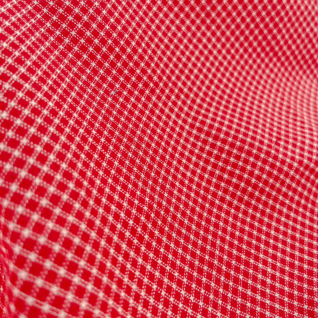 Resuable Single Layer Fabric Gift Wrap – Red Mini Check