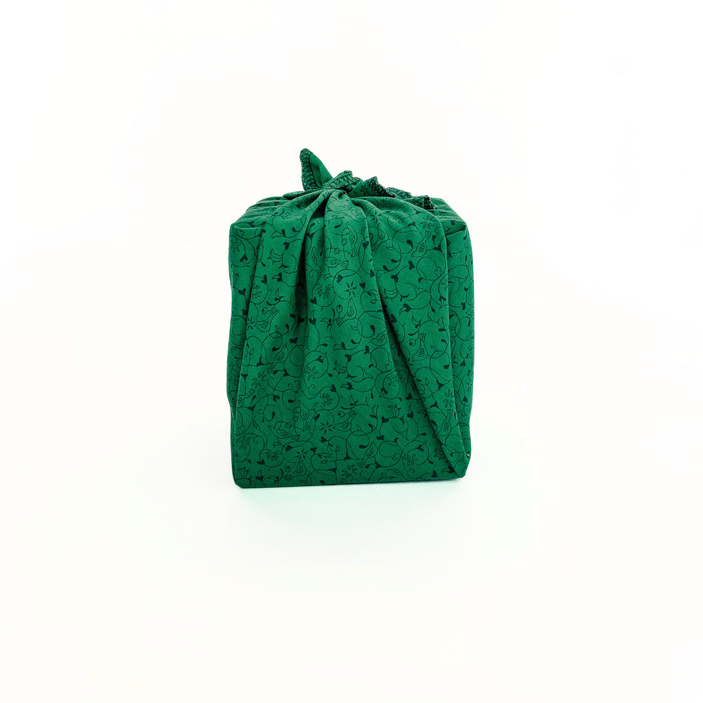 Resuable Single Layer Fabric Gift Wrap – Partridge Green