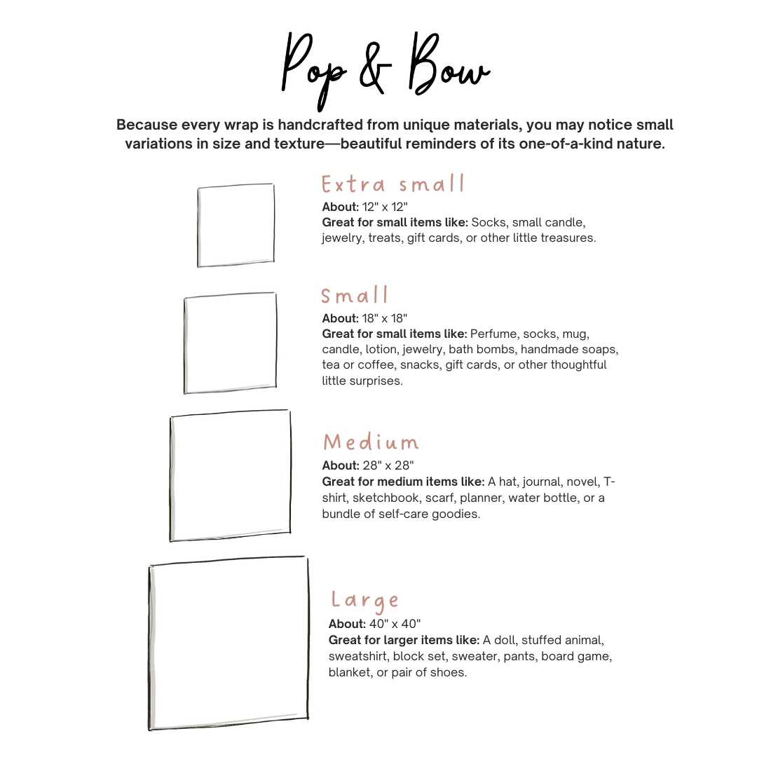 Resuable Double Layer Fabric Gift Wrap – Gold Snowflake